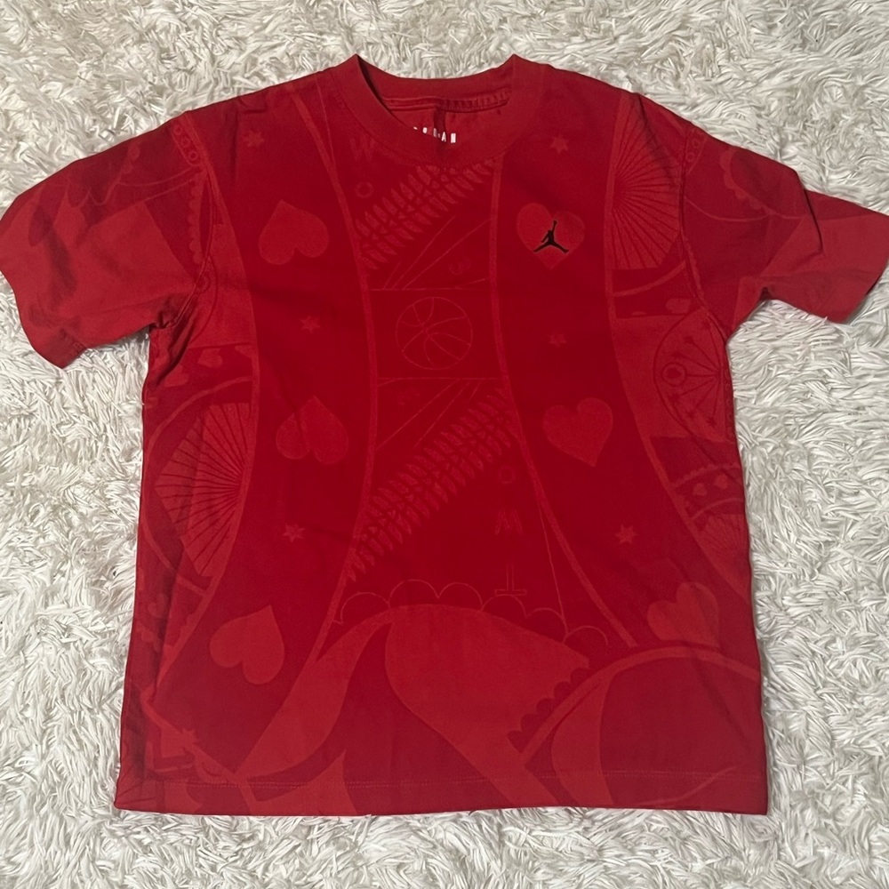 Air Jordan red top size XS loose fit